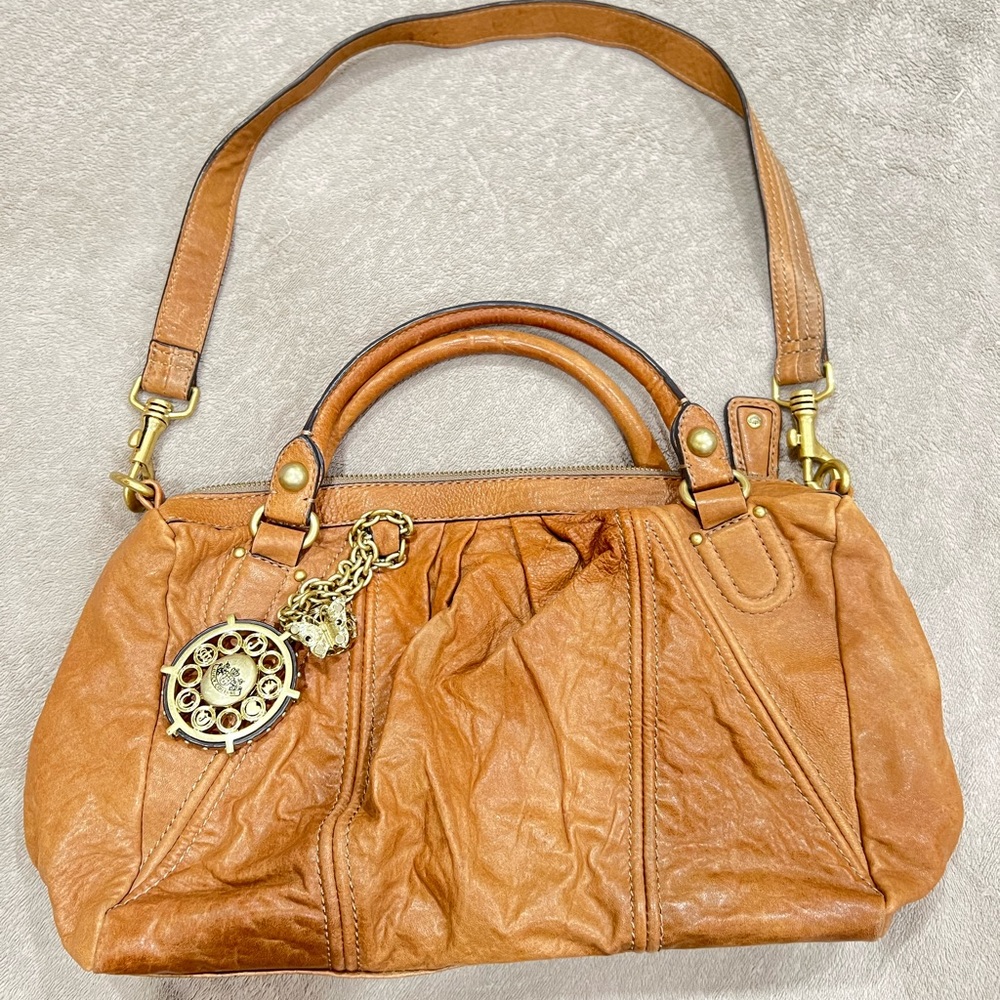 LEATHER Y2K JUICY COUTURE BAG